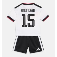 Stroje piłkarskie Niemcy Nico Schlotterbeck #15 Koszulka Podstawowej dla dzieci MŚ 2026 Krótki Rękaw (+ szorty)